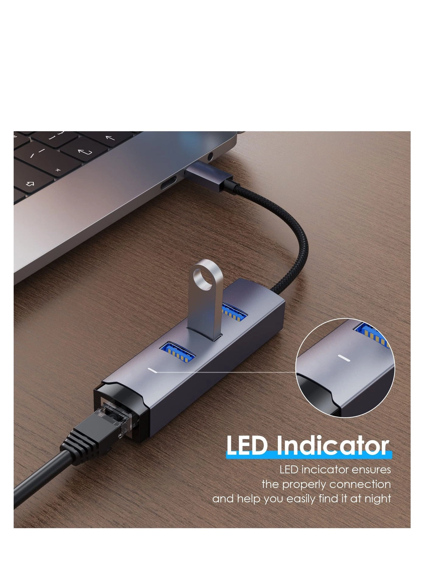 USB C to Ethernet Adapter