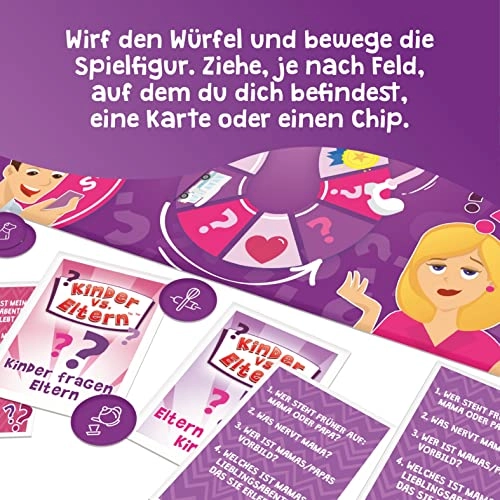 Jeu de Plateau Familial - Quiz Jeu de Cartes (French)