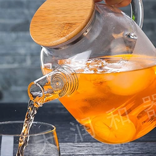 Kettle - large capacity heat-resistant glass