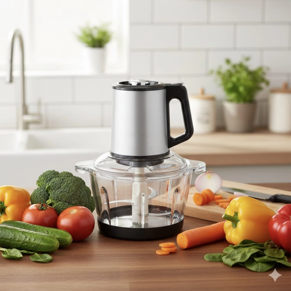 3 in 1 Multifunctional Food Chopper - 2.0L Electric
