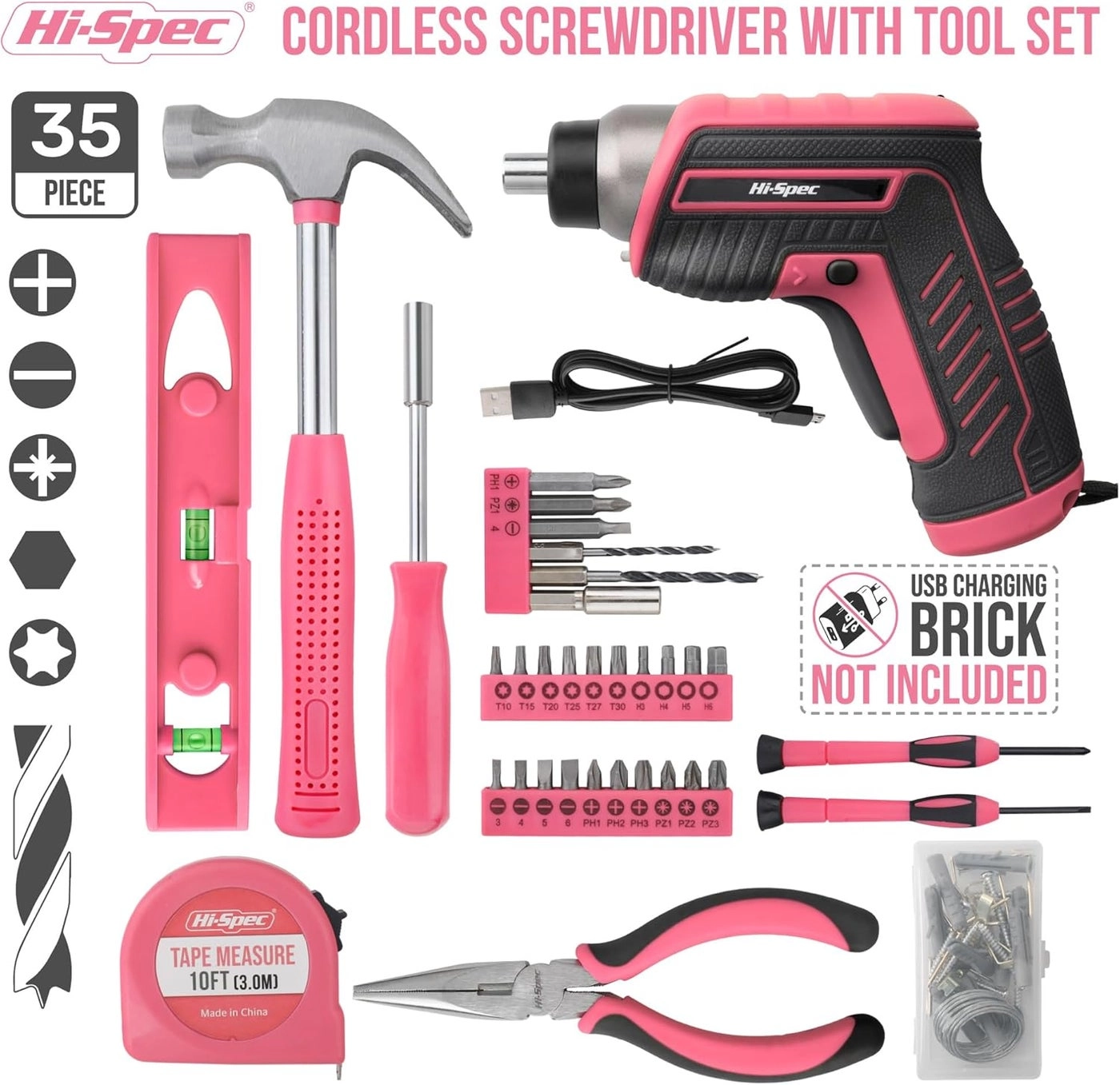 Electric Power Screwdriver - 1500 Milliamp Hours