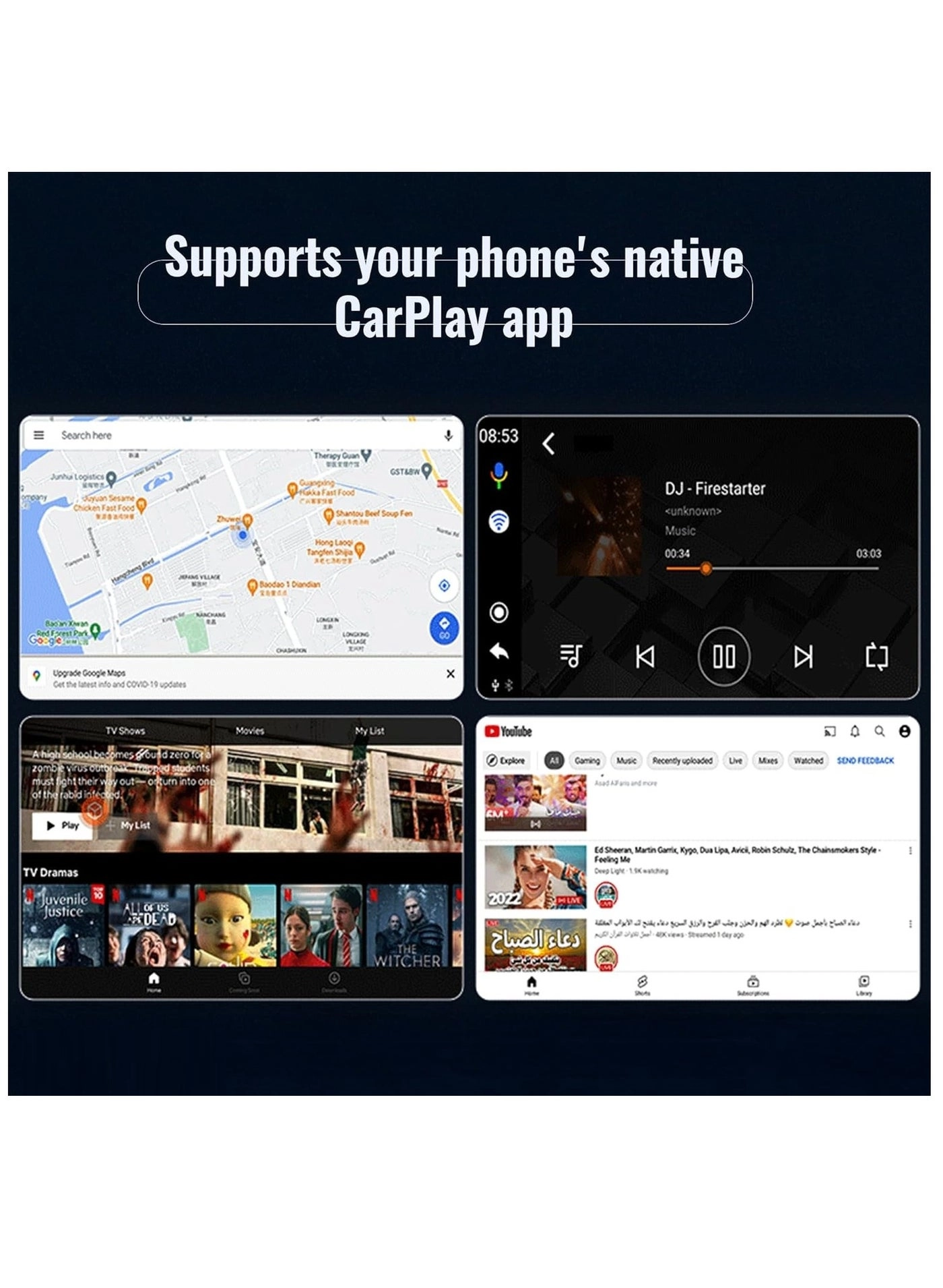 Wireless CarPlay Adapter - USB Type C 5 GHz WiFi