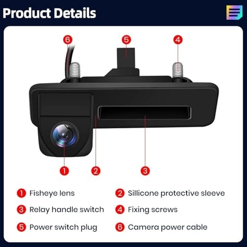 Rear View Camera - Night vision Wire AHD 720P