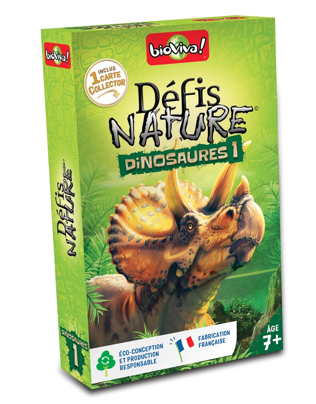 Bioviva Challenges Nature Dinosaur 1 - Card Game (French)