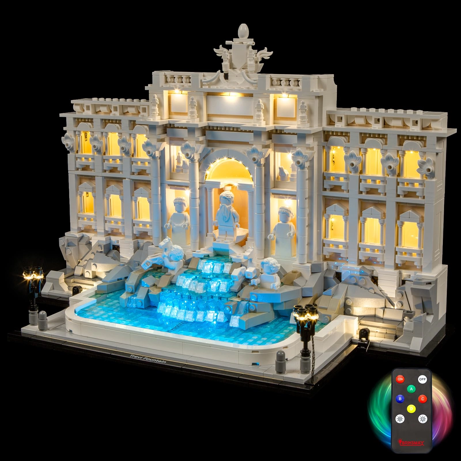 BRIKSMAX Light for Lego Trevi Fountain - 21062 USB Powered