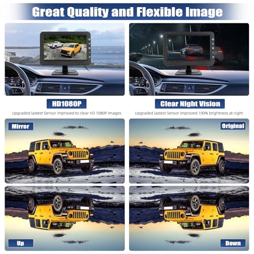 Rear View Camera - Night vision Wired 1080P