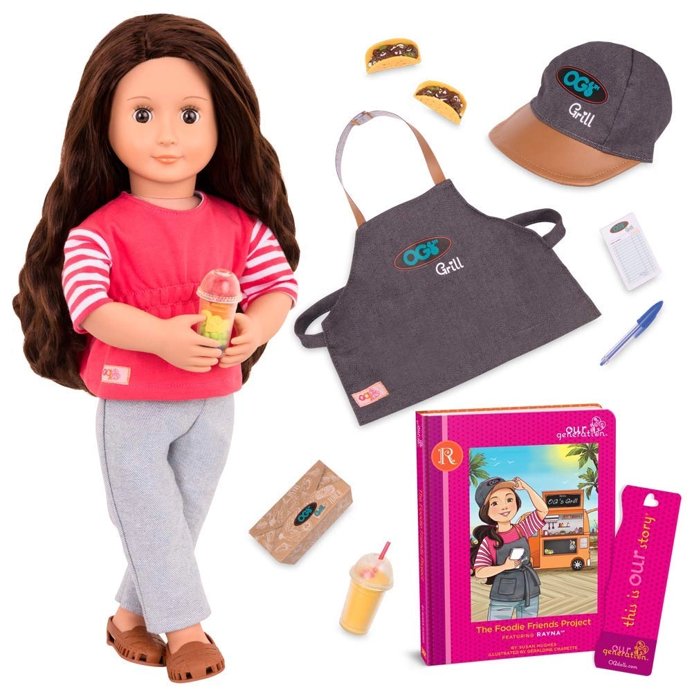 Rayna Doll - 46cm Deluxe Food Truck Ages 3+