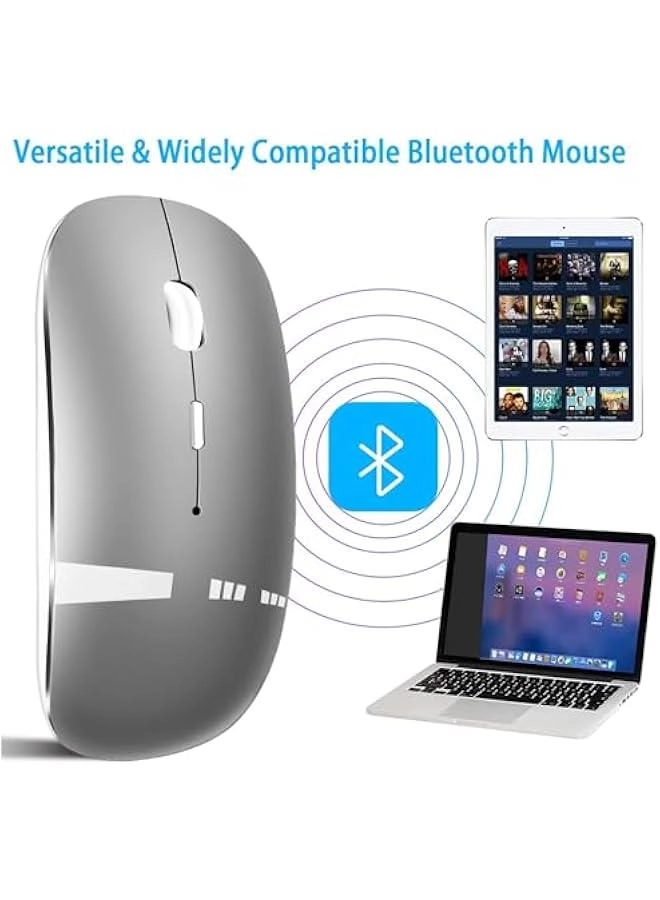 Dual-Mode Silent Cordless Mouse - Wireless