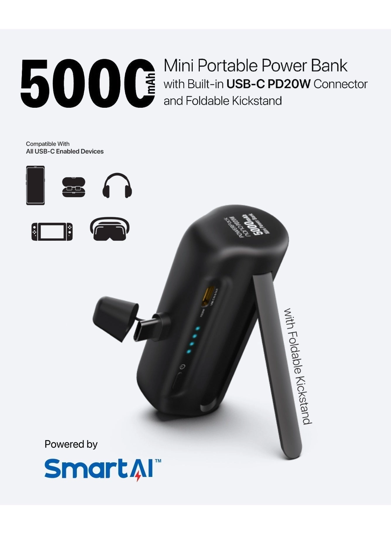 PowerPack nano Traveler - 5000mAh 20 W Fast charging