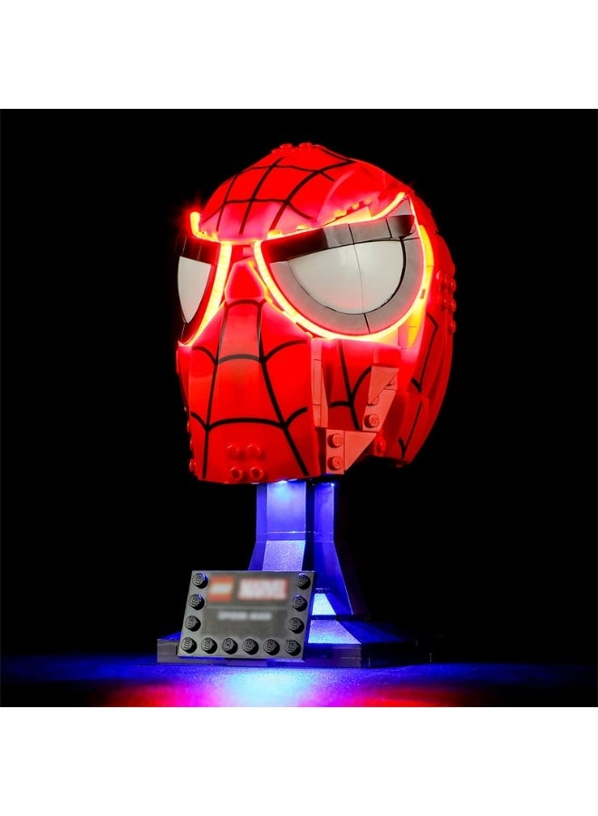 BRIXSPARK LED Light for Lego-76285 Spider-Man's Mask