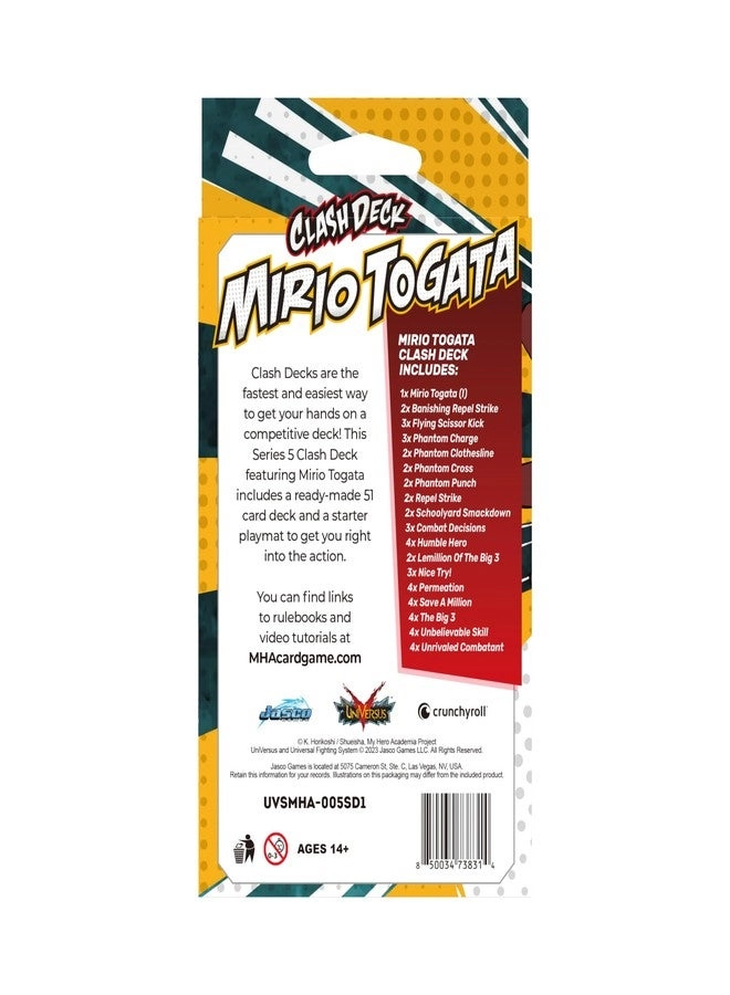My Hero Academia Starter Set Series 5 Clash Deck Mirio Togata - 51pcs