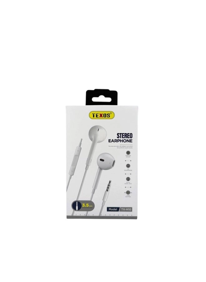 TEXOS TX-H10 Wired Earbud