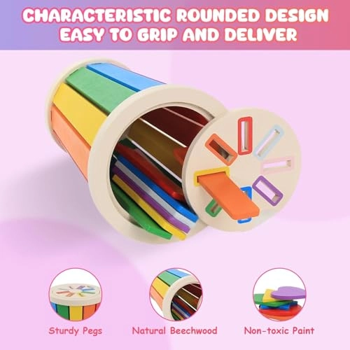 Wooden Beads Sequencing Toy Set - 2 - 12 months 21 piece(s)