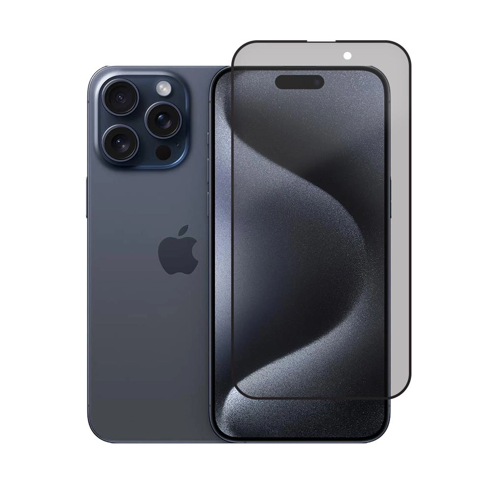 Privacy Tempered Glass Screen Protector for iPhone 15 Pro Max