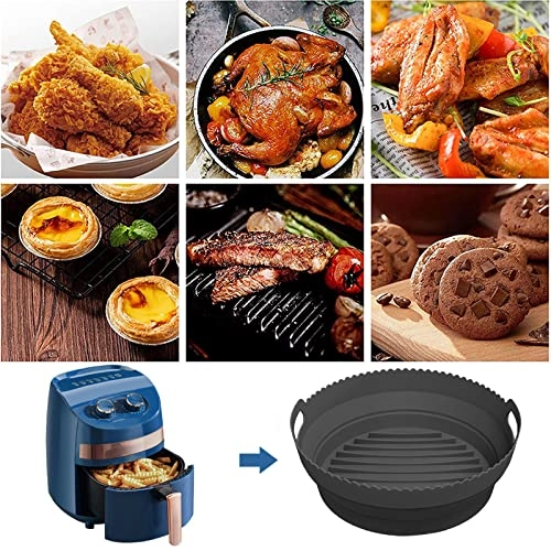 Air Fryer Liners - Silicone 1 x Air Fryer Liners 1 x Separator Pad