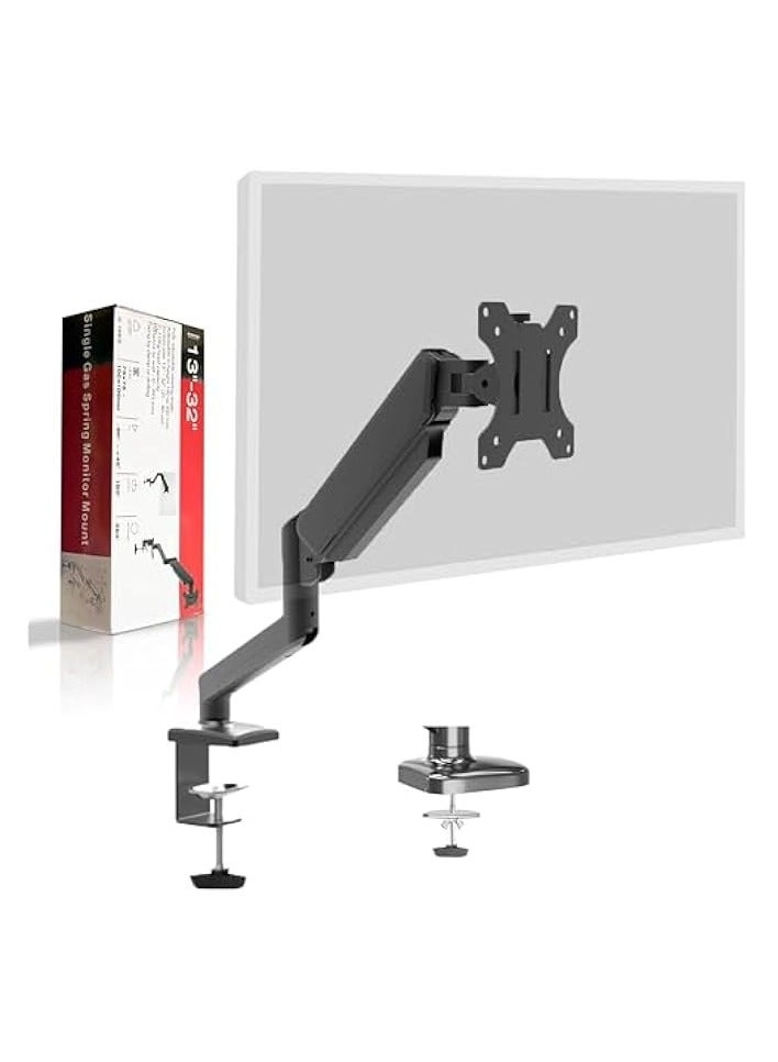 Monitor Mount Arm - Single 20 to 32 inches 75x75mm and 100x100mm