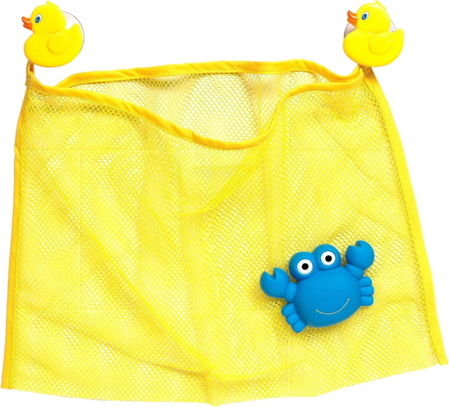 Playgro Bath Net Squirtee - Crab Squirtee 2 Yellow suction duckies Set