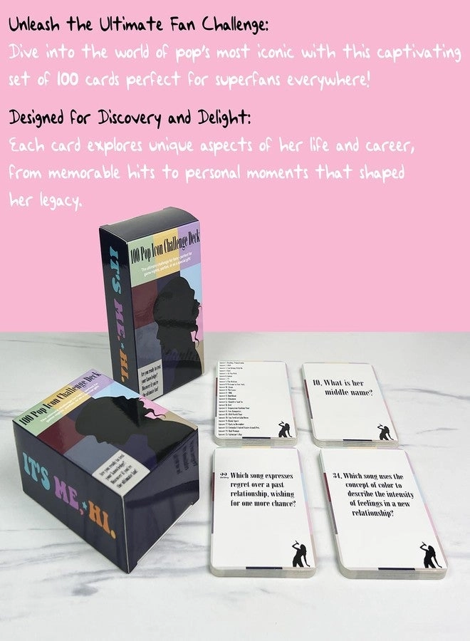 Enchanted Pop Star - Card Game 100 Question & Answer Cards