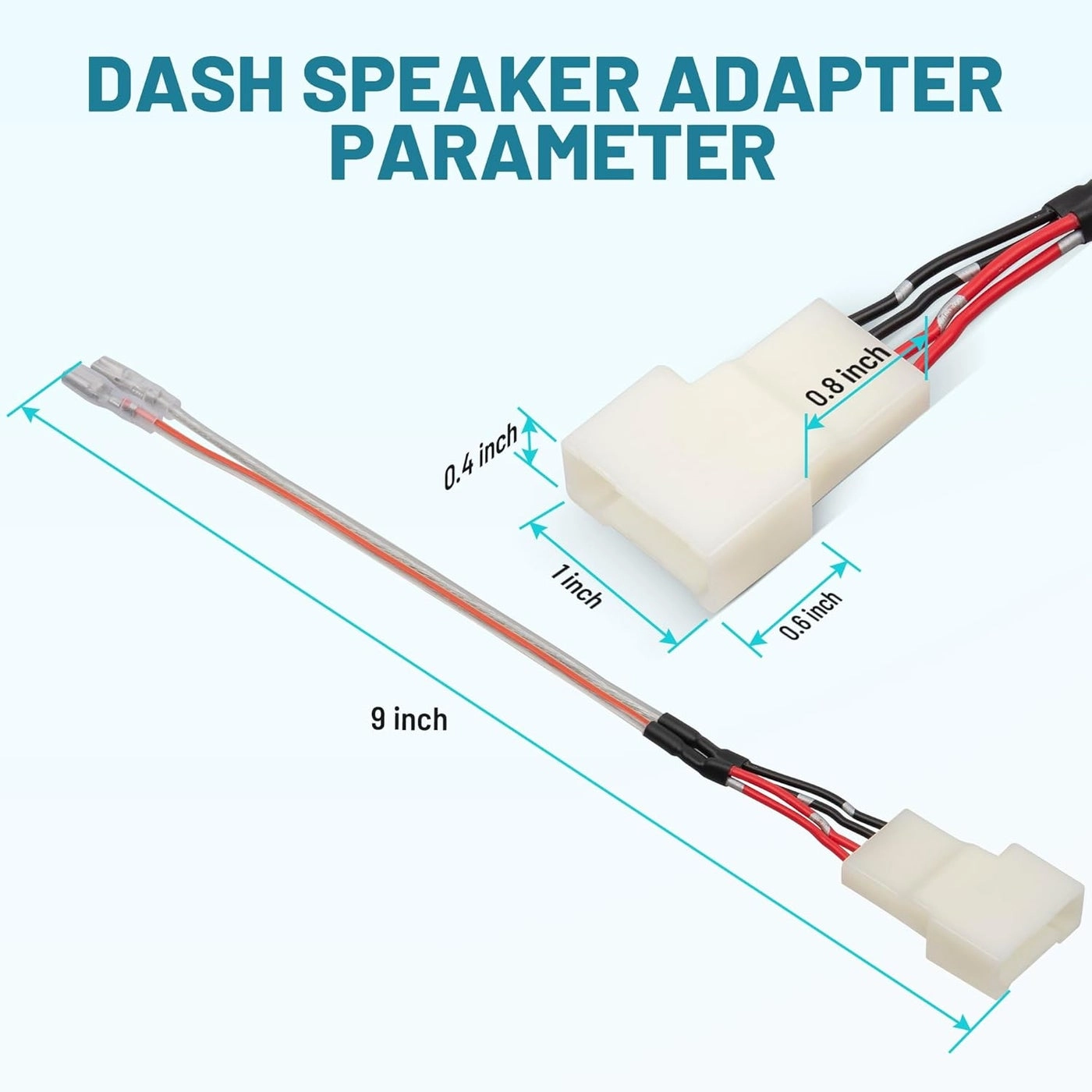 Dash Speaker Harness Connector - Toyota Subaru front dash tweeter
