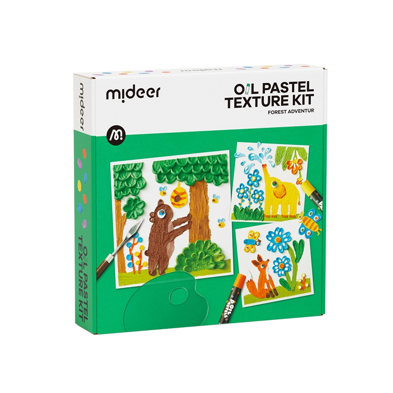 MIDEER Oil Pastel Kit - Forest Adventures