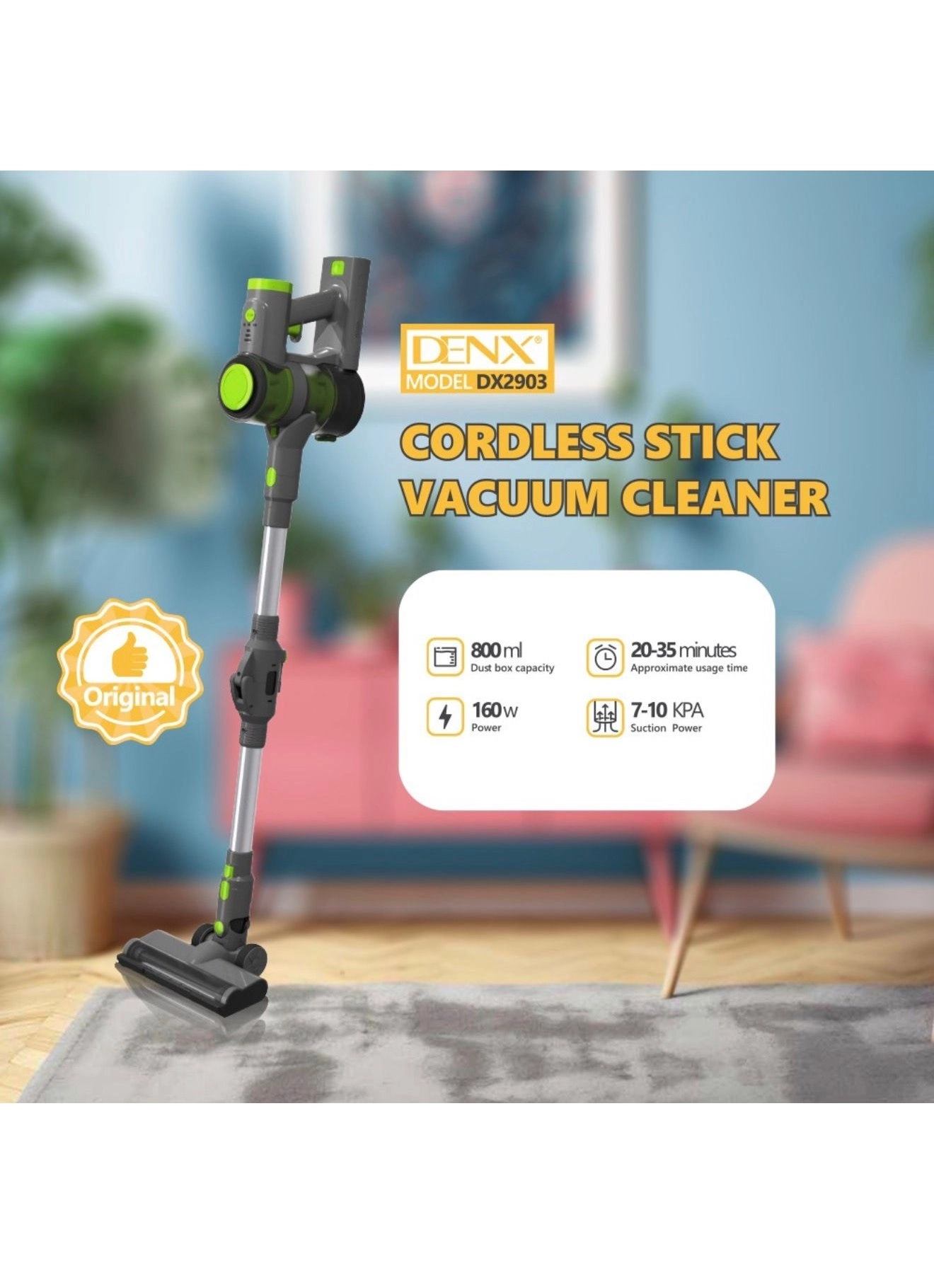 DX2903 - Cordless 20-35 Mins