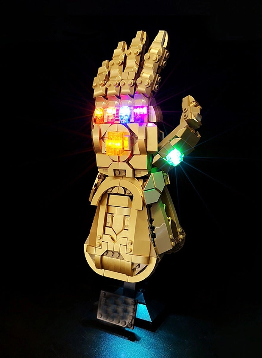 BRIXSPARK LED Light Kit - Infinity Gauntlet Compatible with 76191