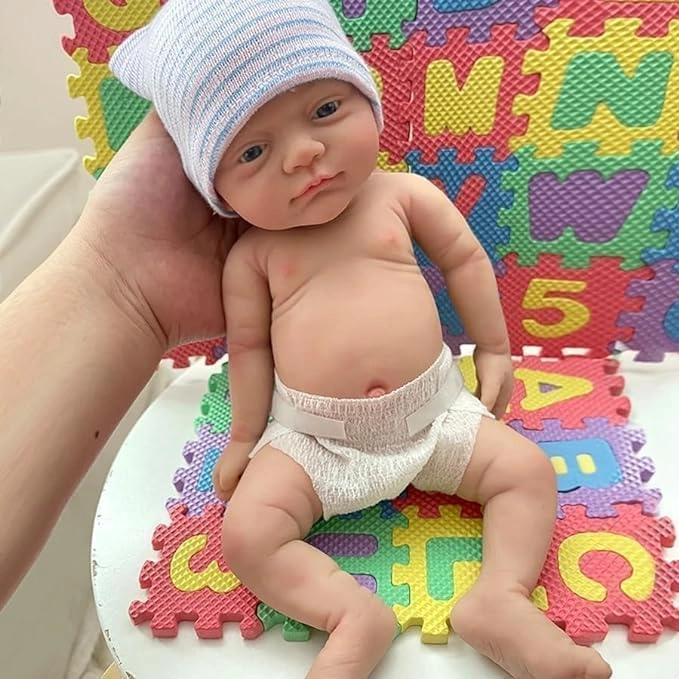 Reborn Baby Doll - 12" Silicone Boy Ages 3+