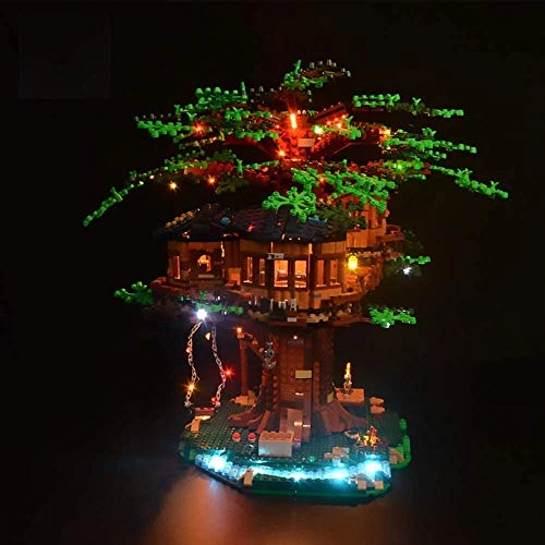 Led Light Kit Set for LEGO 21318 Treehouse - Without Rc USB and Battery Powered
