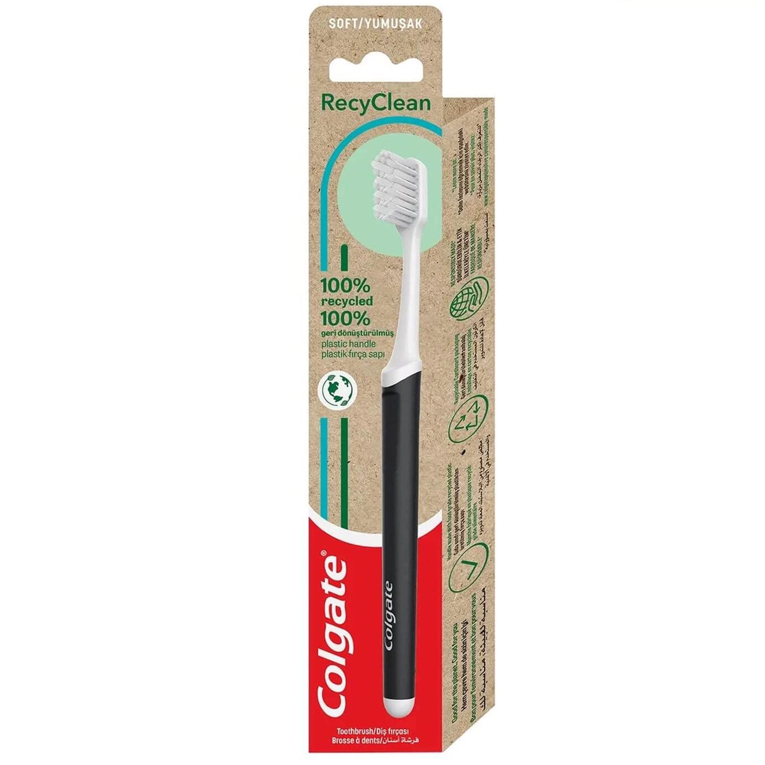Colgate Recyclean Toothbrush - Soft 1-Piece Pack
