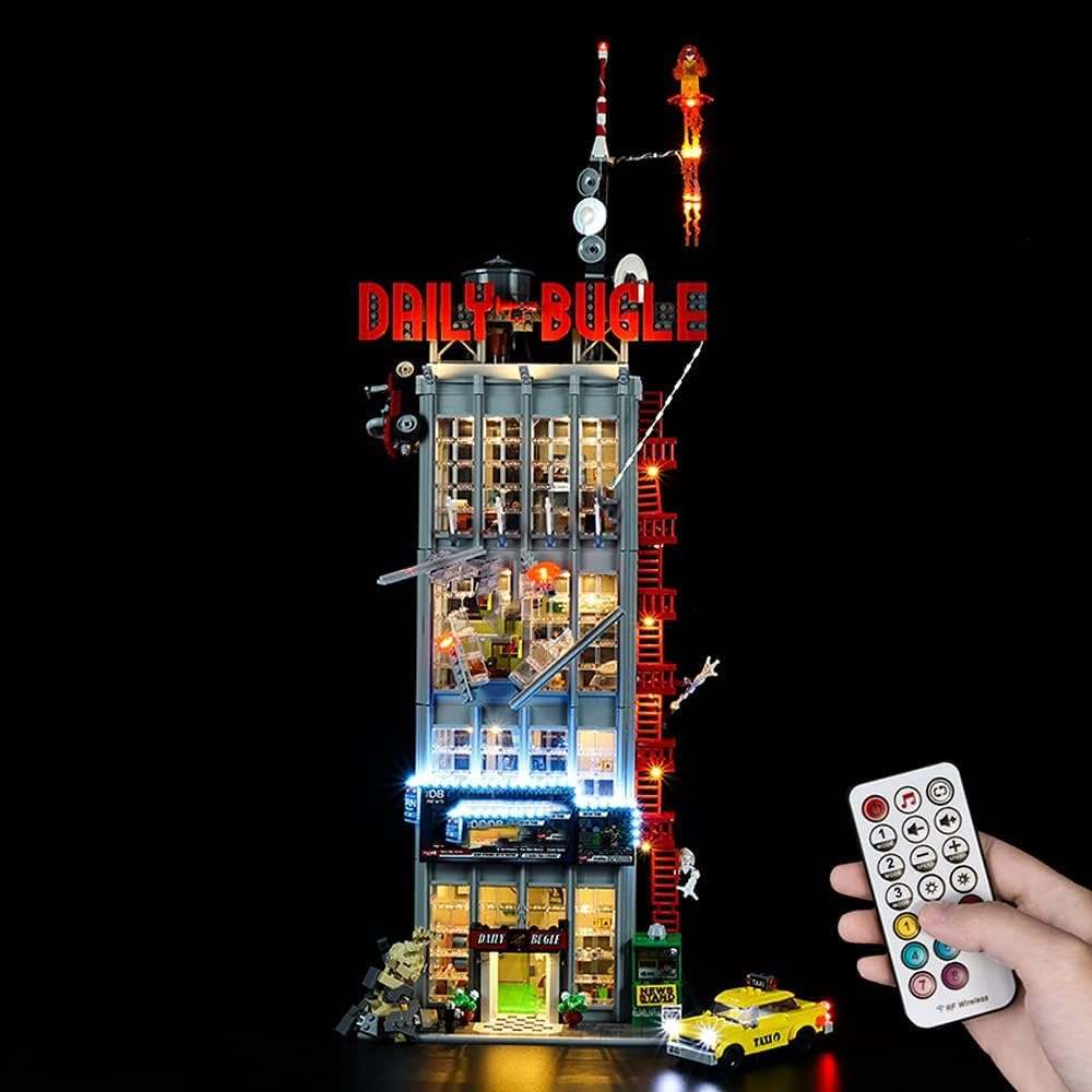 wddspsh Led Lighting Kit for 76178 - RC with Sound Daily Bugle