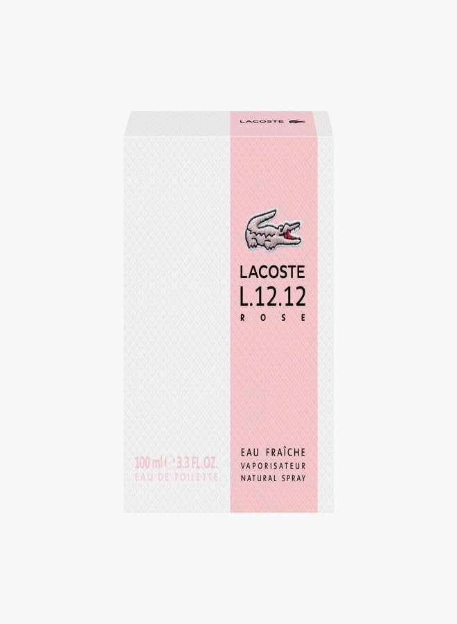 Lacoste L.12.12 Rose Eau Fraiche Eau de Toilette - 100ml