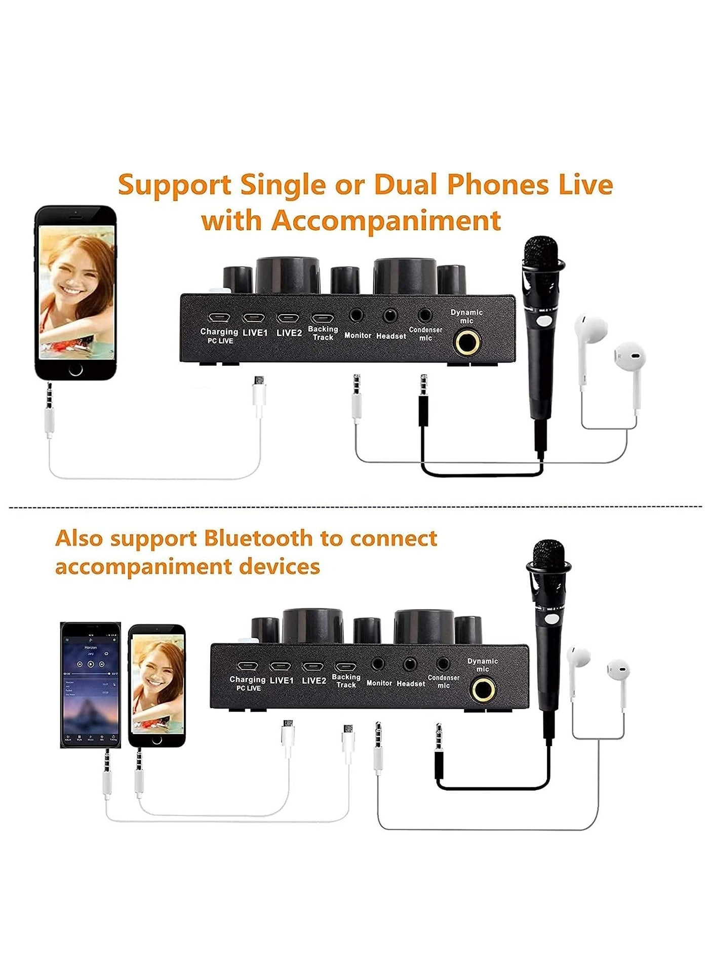 V8 Set - USB External Karaoke Recording