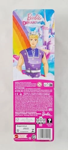 Ken Doll - Fairytale Blonde Gold Crown Ages 3+