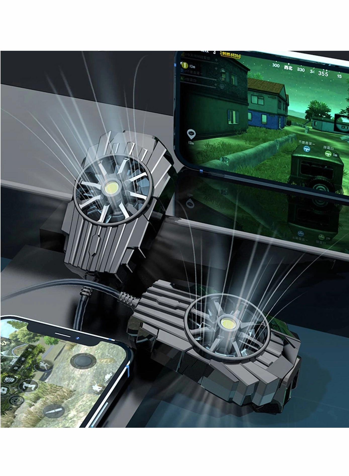 Phone Cooler - Dual Cooling 4.5-7 Inch