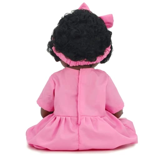 Reborn Baby Doll - 22 Inch Vinyl Brown Eyes