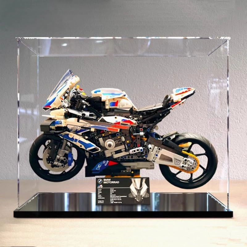 Display Case (42130) - 50x20x40cm Acrylic Black Bottom