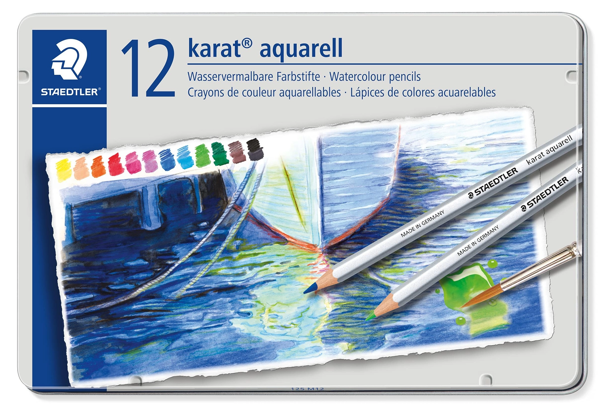 Staedtler Karat Aquarell Watercolour Pencils - 12 Pcs