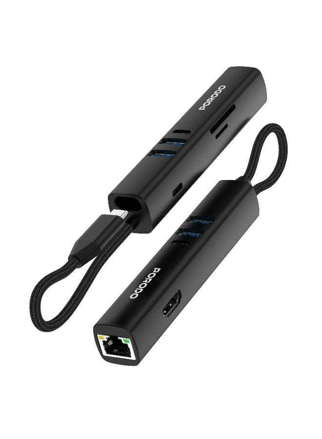 8-in-1 Multi-Port USB Hub