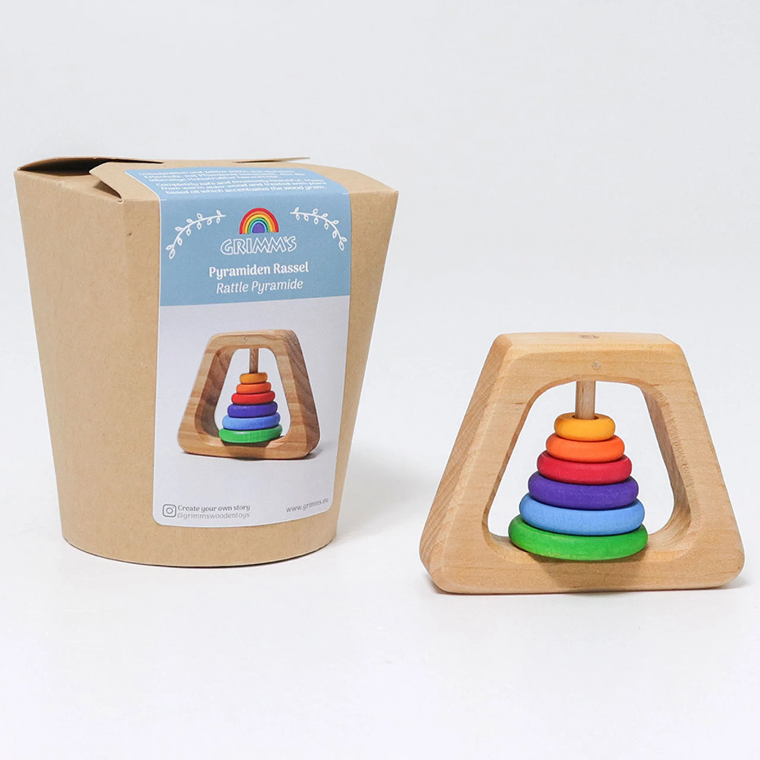 Pyramide Rattle - 0 month alder