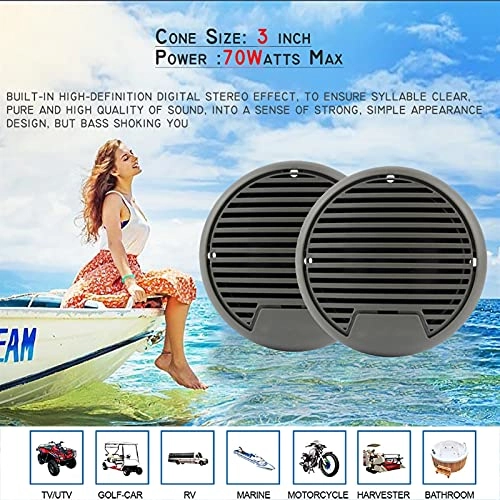 Marine Waterproof Speaker - 3 Inch 140Watts