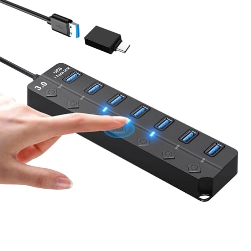 ADZOY 7-Port USB 3.0 Hub