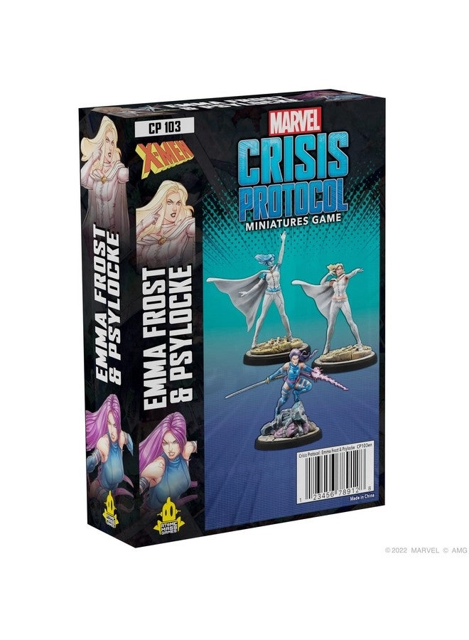 Marvel: Crisis Protocol: Emma Frost and Psylocke Character Pack - Tabletop Superhero Game