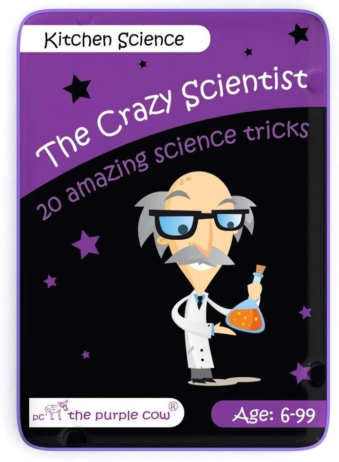 The Purple Cow The Crazy Scientist Indoors Science Activity Cards - 6 years+