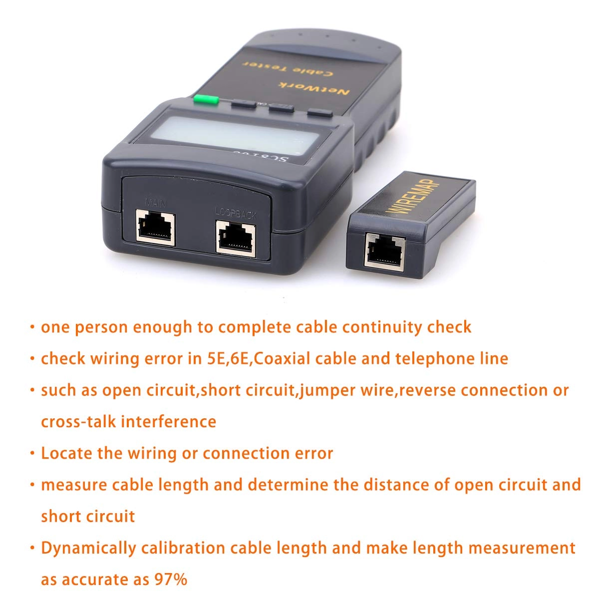 SC-8108 - Cat5 RJ45 STP UTP LAN Phone Coaxial Digital