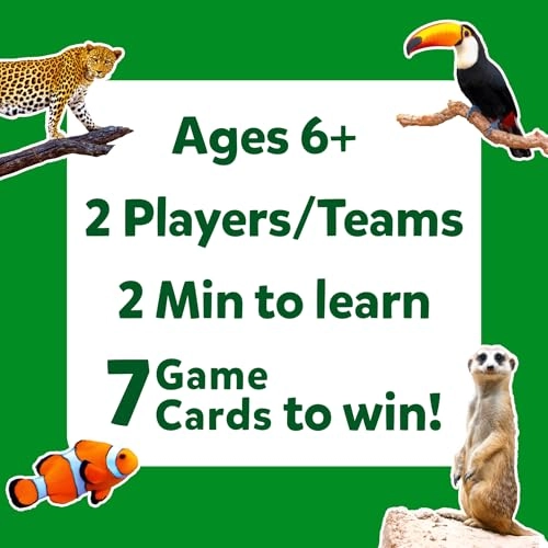 Guess in 10 Picture Clues - Card Game Animals