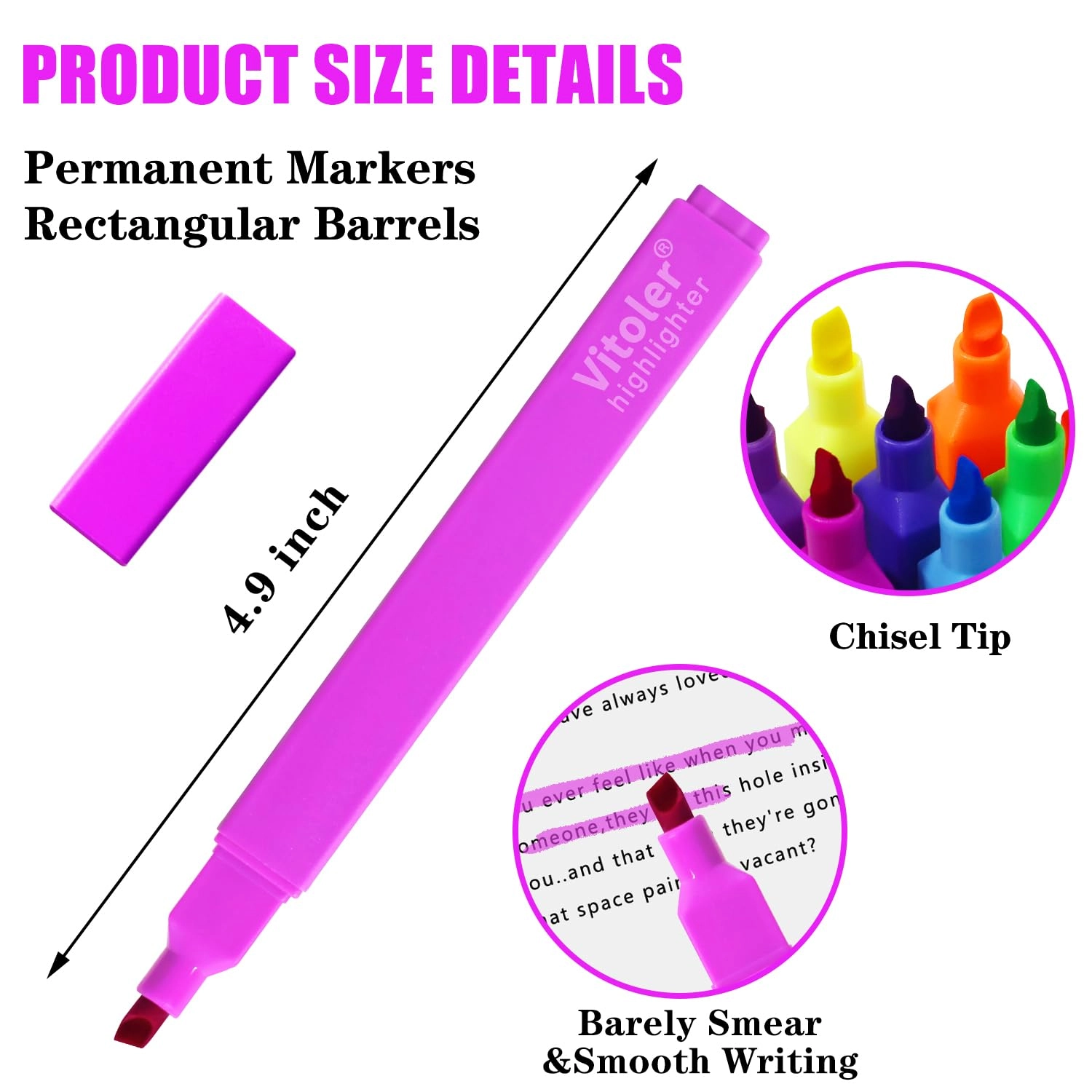 Highlighters - Assorted Colors Chisel