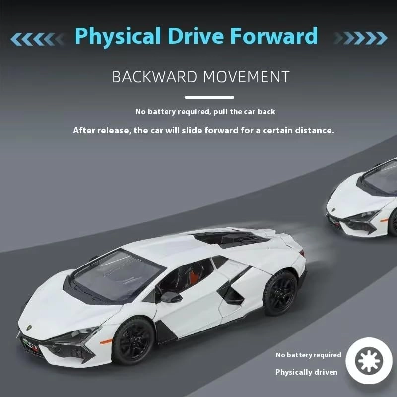 Revuelto 1:24 - Pull-Back Flashing Light