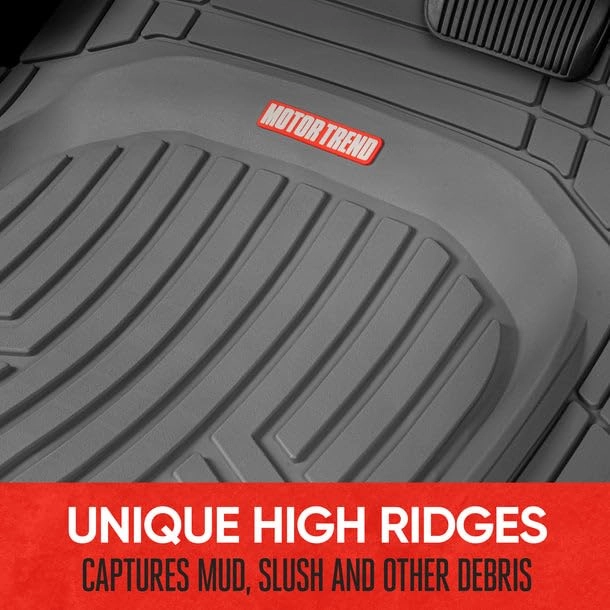 FlexToughXL Floor Mats - Gray All-Weather Heavy Duty