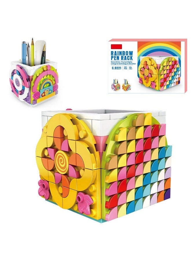 Sienon Dots Rainbow Pencil Holder - 28 pcs