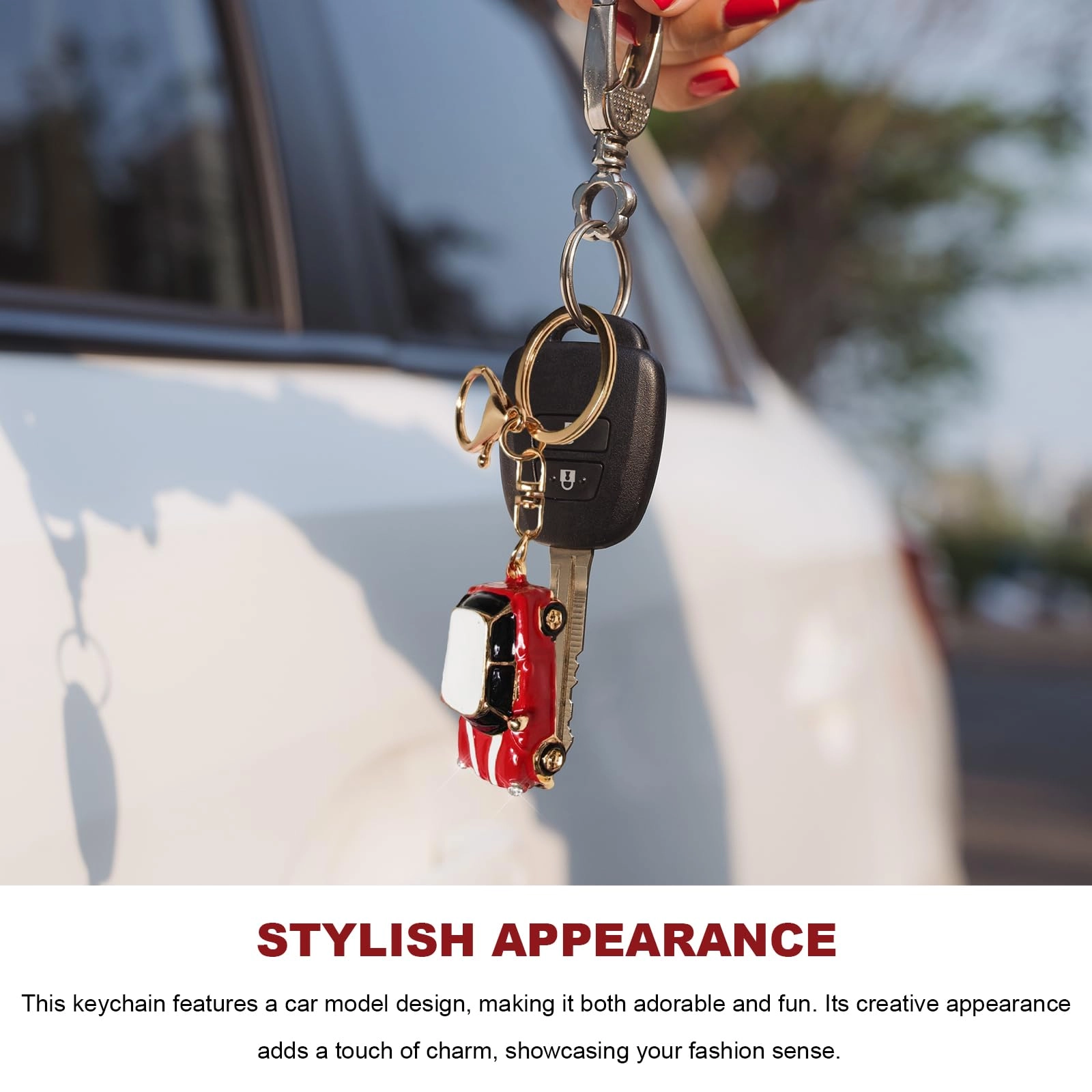 Car Model Rhinestone Keychain - Vehicle